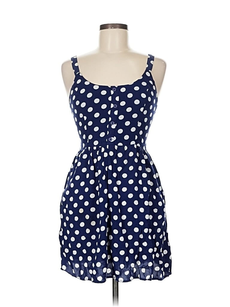 Pre-owned Xhilaration Casual Dress In Blue