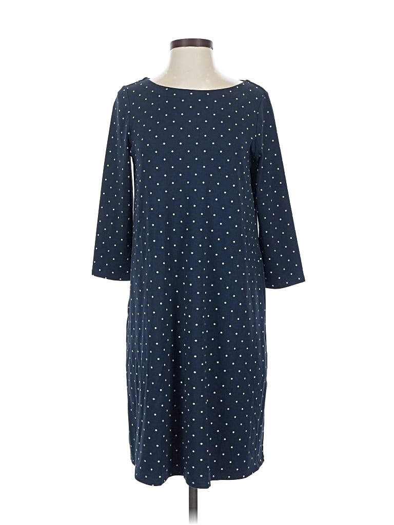 Pre-owned Jjill Casual Dress In Blue