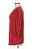Ella Moss 100% Modal Red Long Sleeve Blouse Size M - photo 5