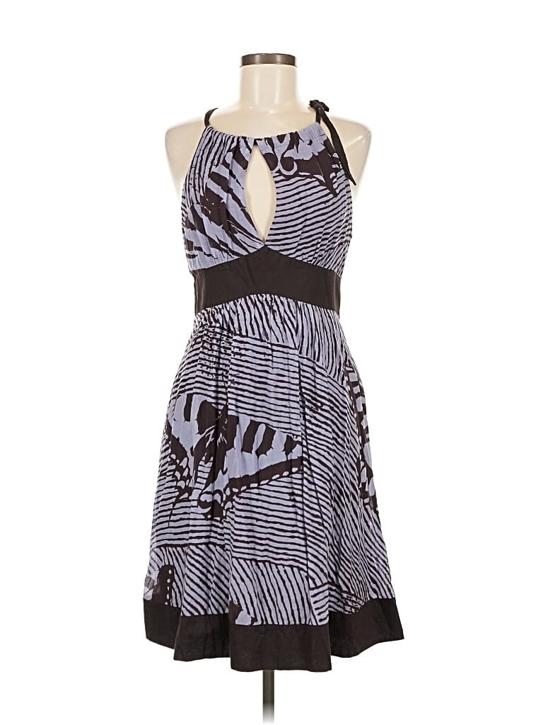 Pre-owned Eva Franco Cocktail Dress In Gray
