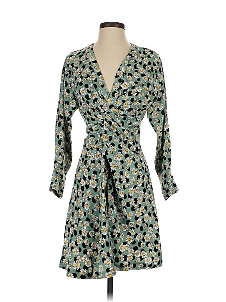 Pre-owned Sandro Casual Dress In Green