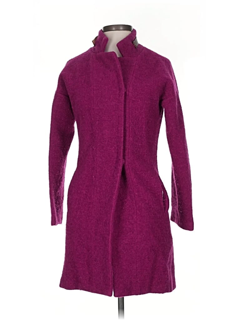 Pre-owned Assorted Brands Coat In Purple