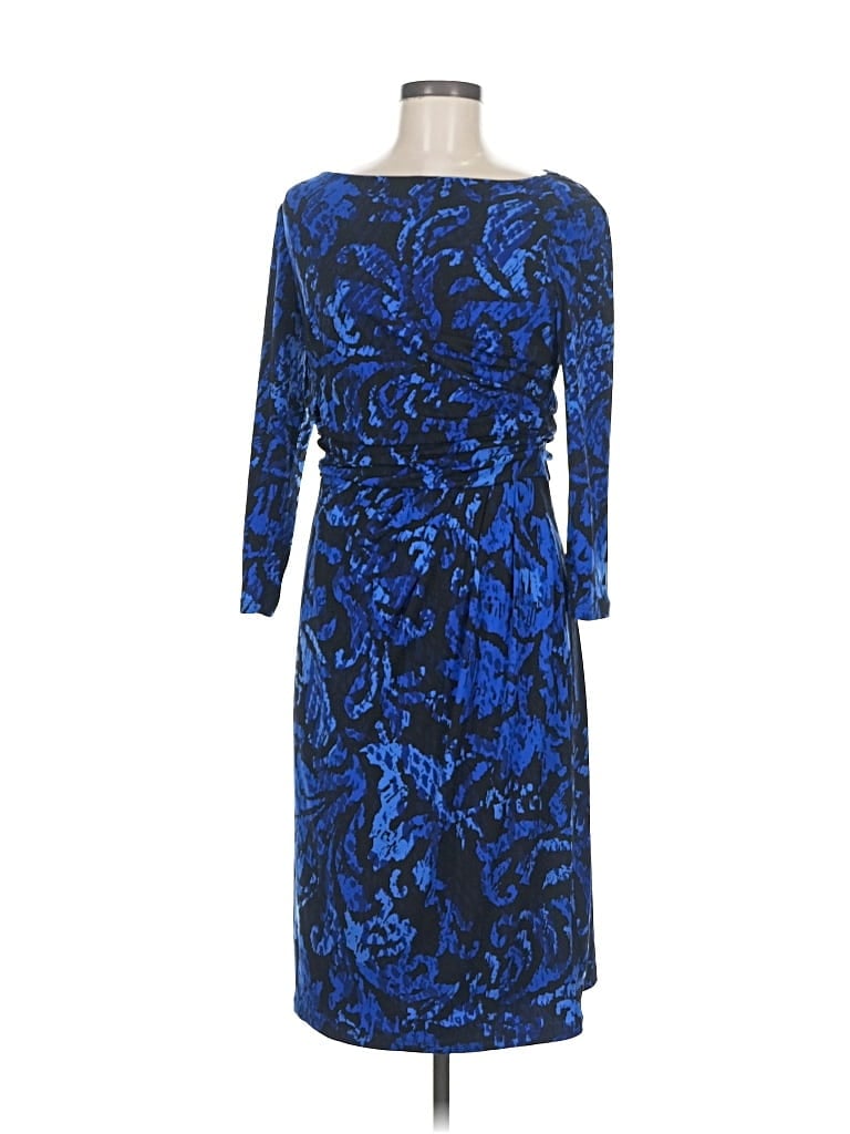Pre-owned Chaps Cocktail Dress In Blue