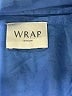 Wrap 100% Cotton Blue Long Sleeve Blouse Size 6 - photo 7