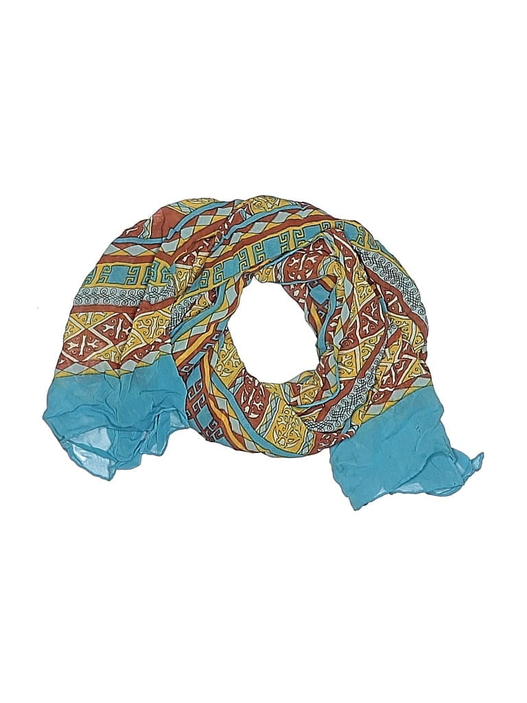 Pre-owned Unbranded Scarf In Blue