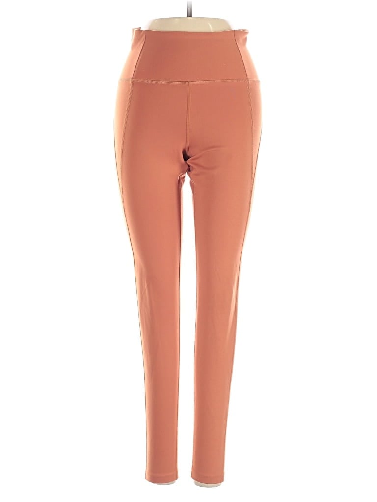 Pre-owned Girlfriend Collective Active Pants In Brown