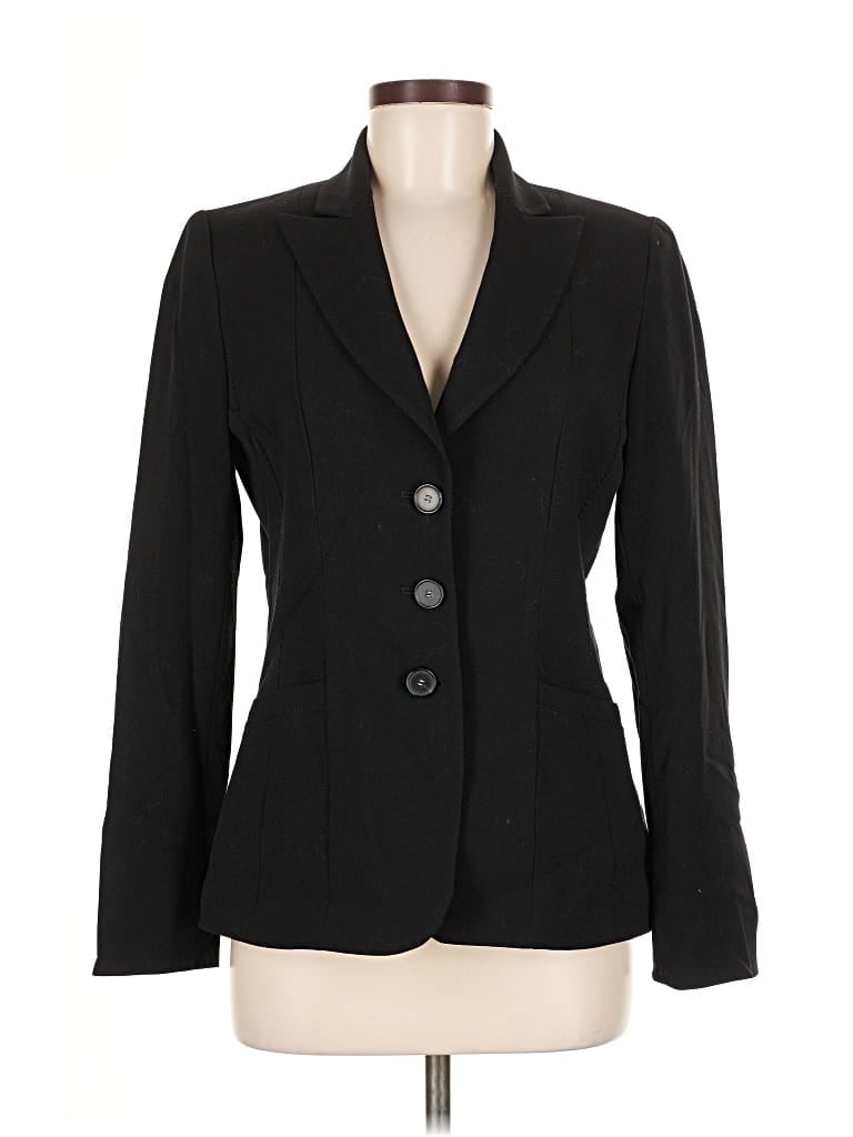 Pre-owned T Tahari Blazer Jacket In Black