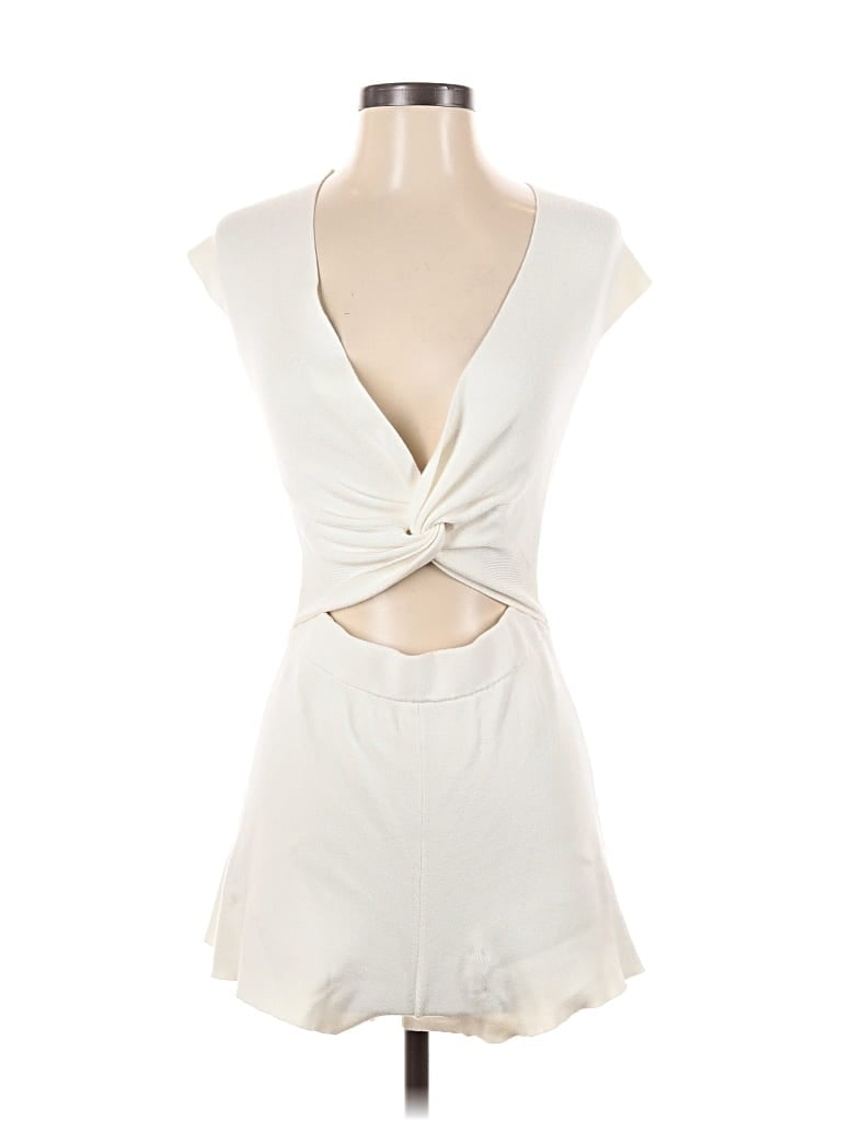 Pre-owned Majorelle Romper In White