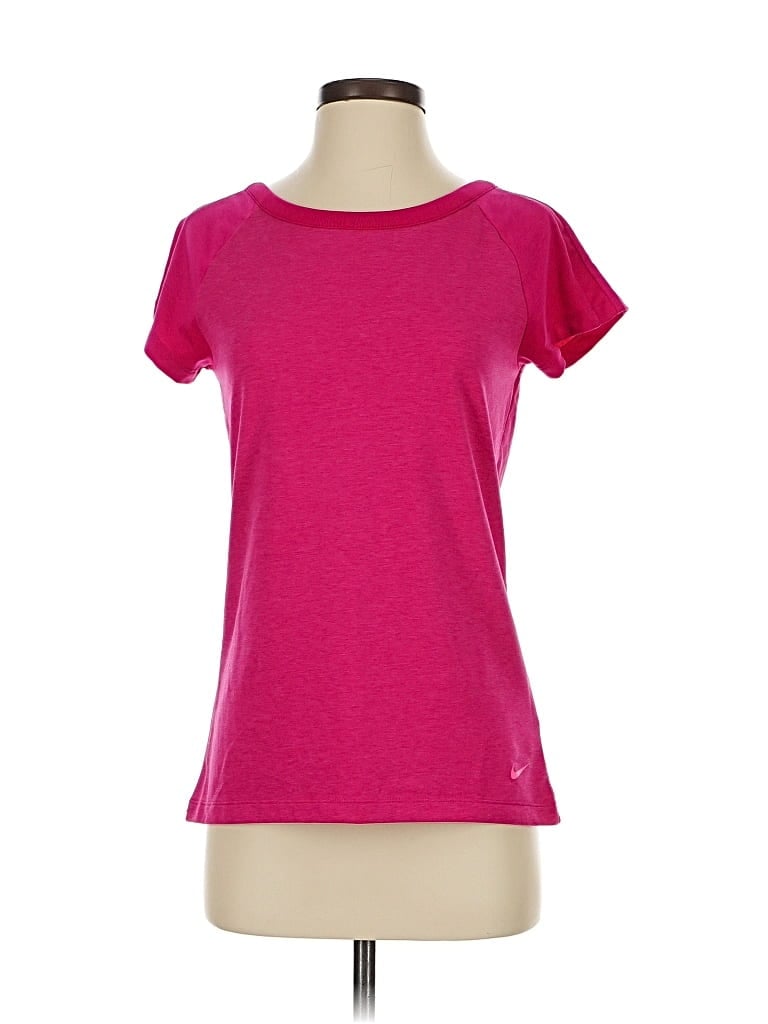 Pre-owned Nike Active T-shirt In Pink
