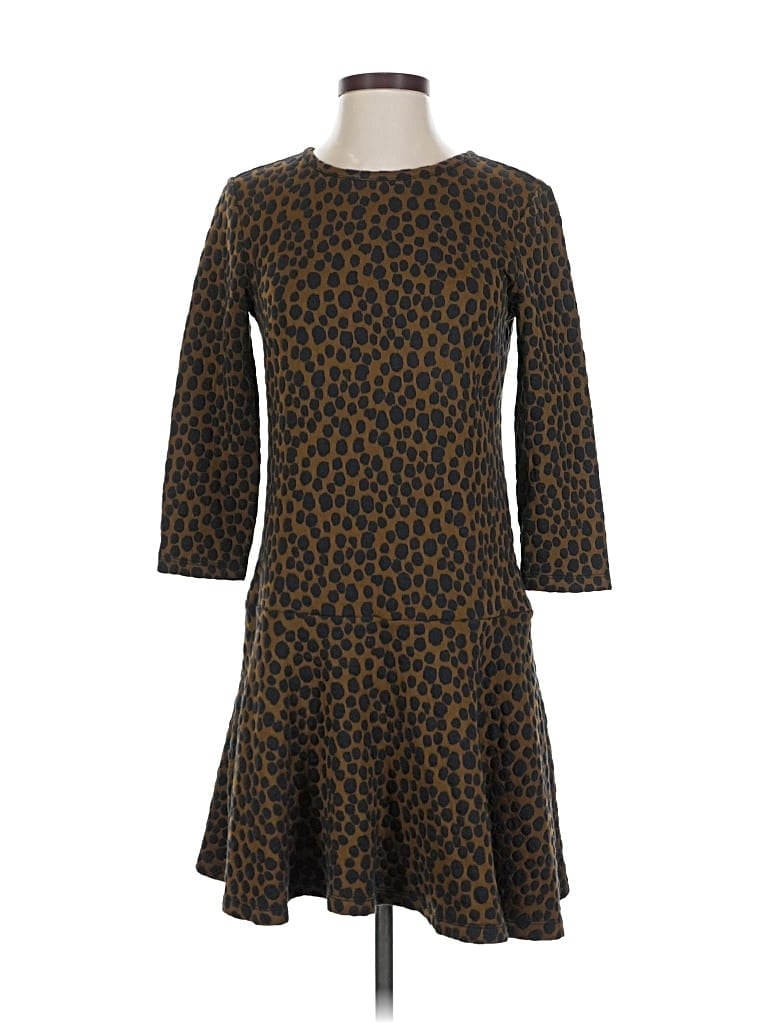 Pre-owned Ann Taylor Loft Outlet Casual Dress In Brown