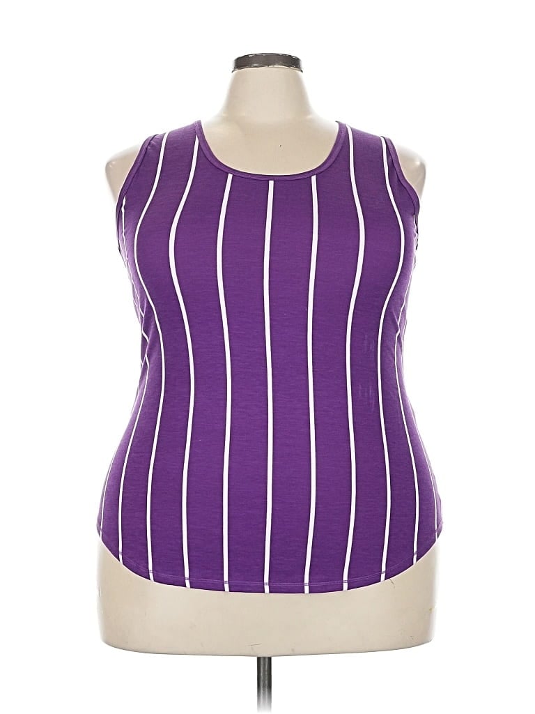 Pre-owned Unbranded Tank Top Purple Halter Neckline Tops