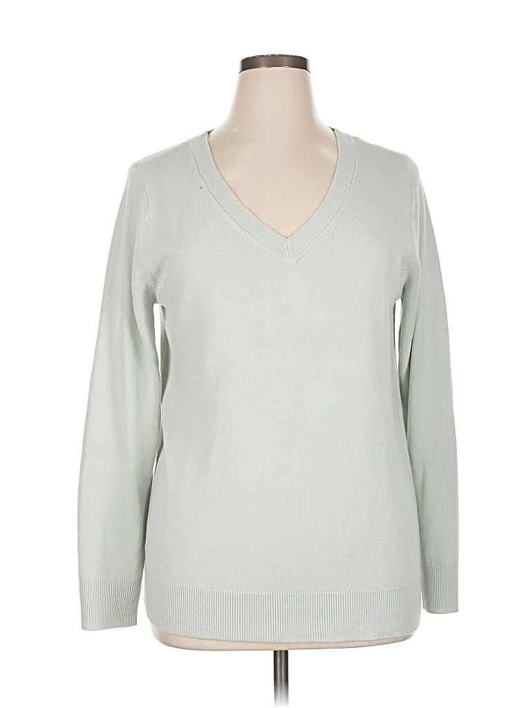 Pre-owned Croft & Barrow Pullover Sweater In Green