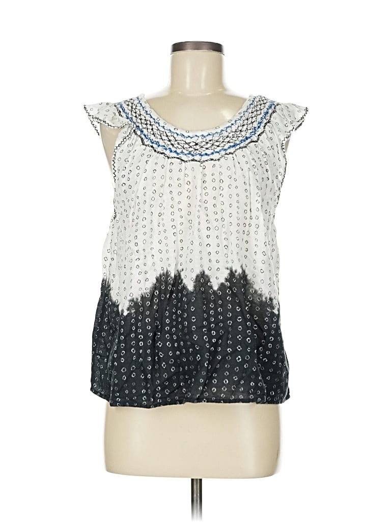 Pre-owned Apiece Apart Sleeveless Blouse In Silver