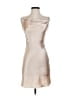 Bebe 100% Polyester Metallic Tan Cocktail Dress Size S - photo 1