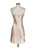 Bebe 100% Polyester Metallic Tan Cocktail Dress Size S - photo 2