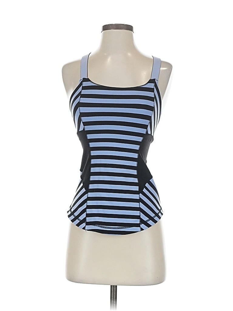 Pre-owned Lululemon Athletica Tank Top Black Strapless Neckline Tops