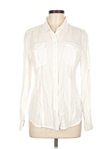 Calvin Klein Long Sleeve Button-Down Shirt (view 1)