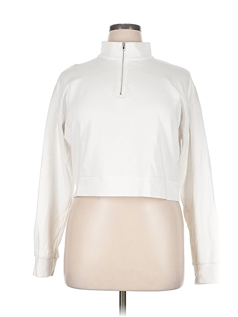 Pre-owned Gianni Bini Pullover Sweater In White