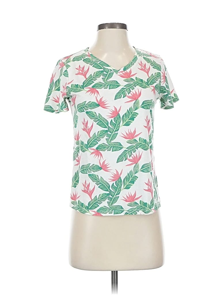 Pre-owned Fresh Produce Short Sleeve T-shirt In White