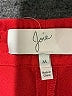 Joie 100% Polyester Solid Red Casual Pants Size M - photo 3