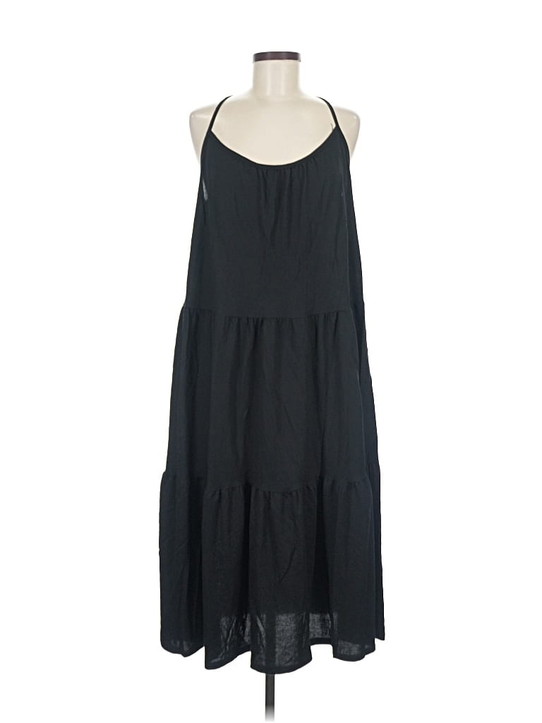 Pre-owned Tres Bien U.s.a. Casual Dress In Black