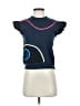 Harvey Faircloth Blue Short Sleeve Top Size S - photo 1