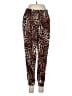 H&M 100% Viscose Animal Print Brown Casual Pants Size M - photo 1