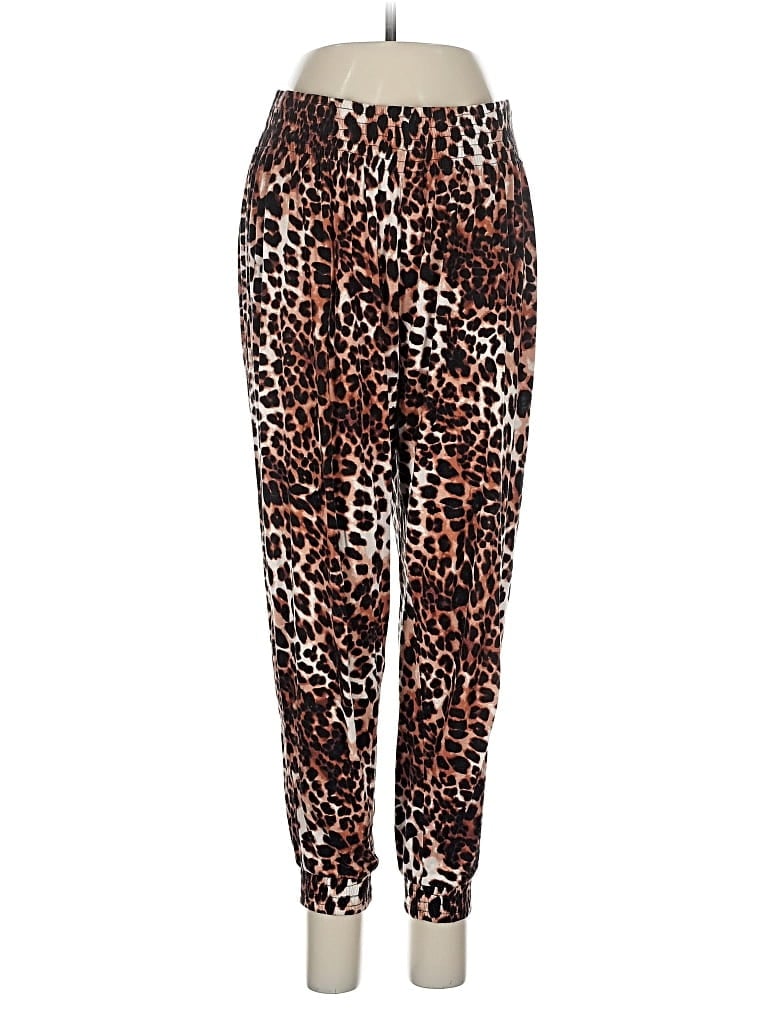 Pre-owned H&m Casual Pants In Brown