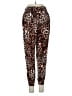 H&M 100% Viscose Animal Print Brown Casual Pants Size M - photo 2