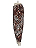H&M 100% Viscose Animal Print Brown Casual Pants Size M - photo 5