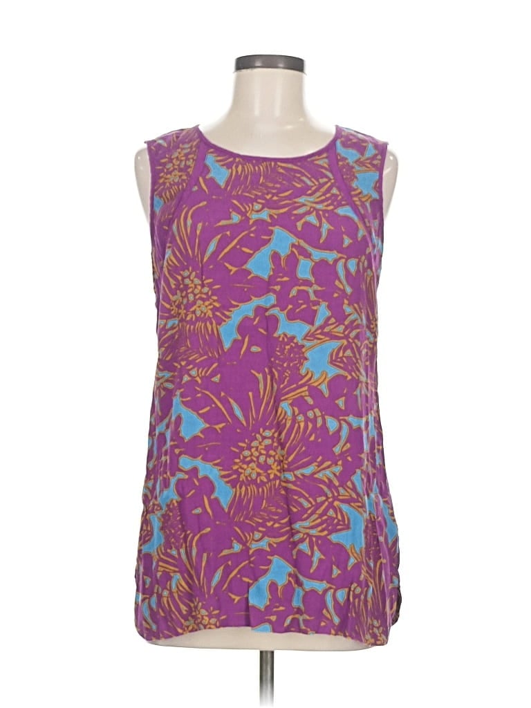 Pre-owned Cabi Sleeveless Top Purple Boatneck Tops