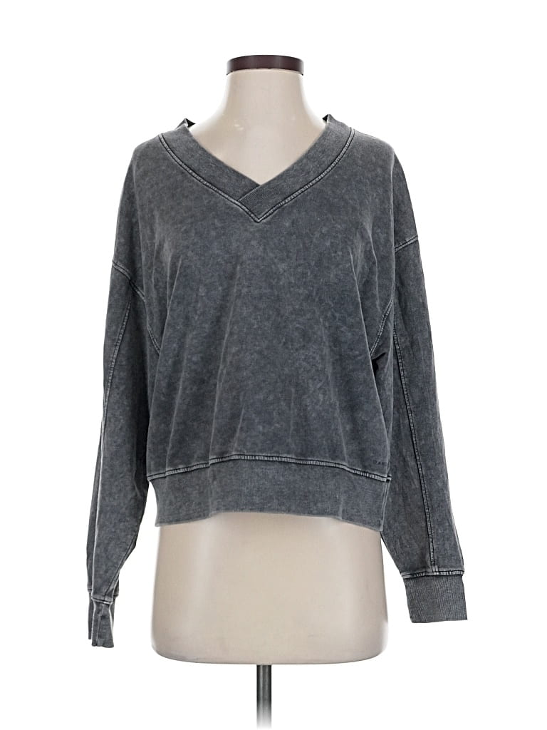 Pre-owned Danskin Pullover Sweater In Gray