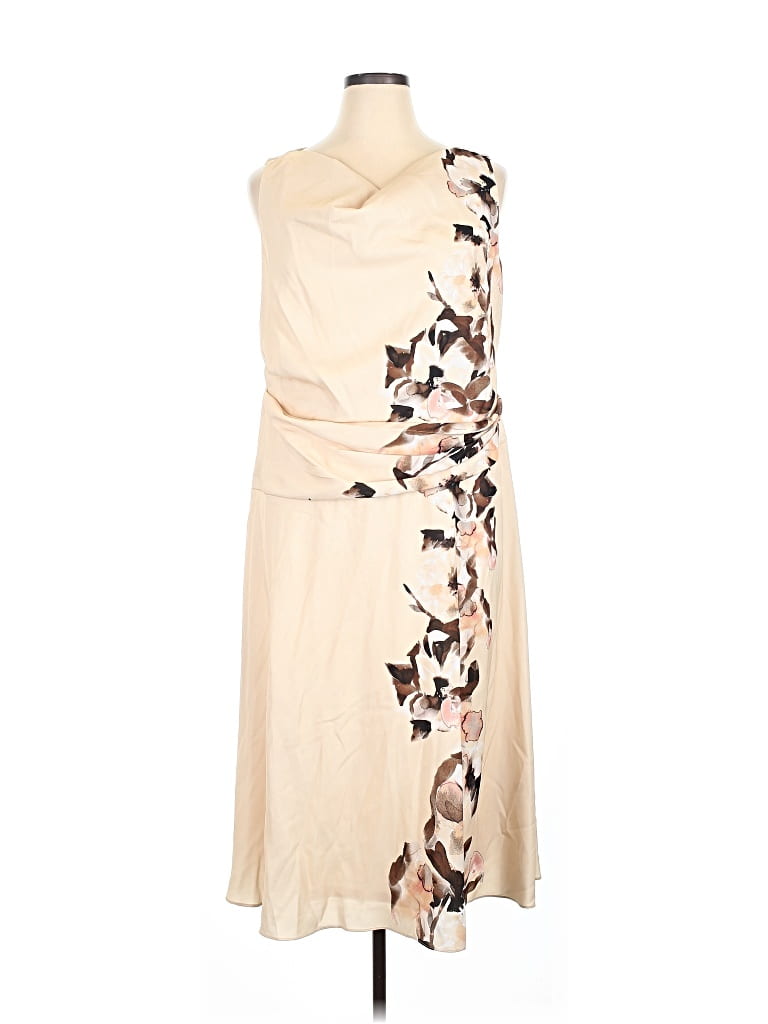 Pre-owned Dkny Casual Dress In White