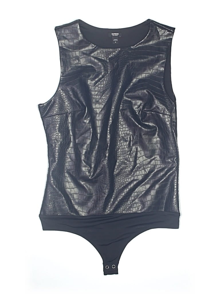 Pre-owned Express Bodysuit In Silver