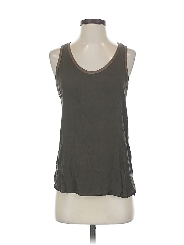 Pre-owned Brochu Walker Sleeveless Top Gray Scoop Neck Tops