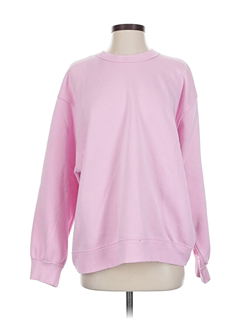 Pre-owned Zara Sweatshirt In Pink