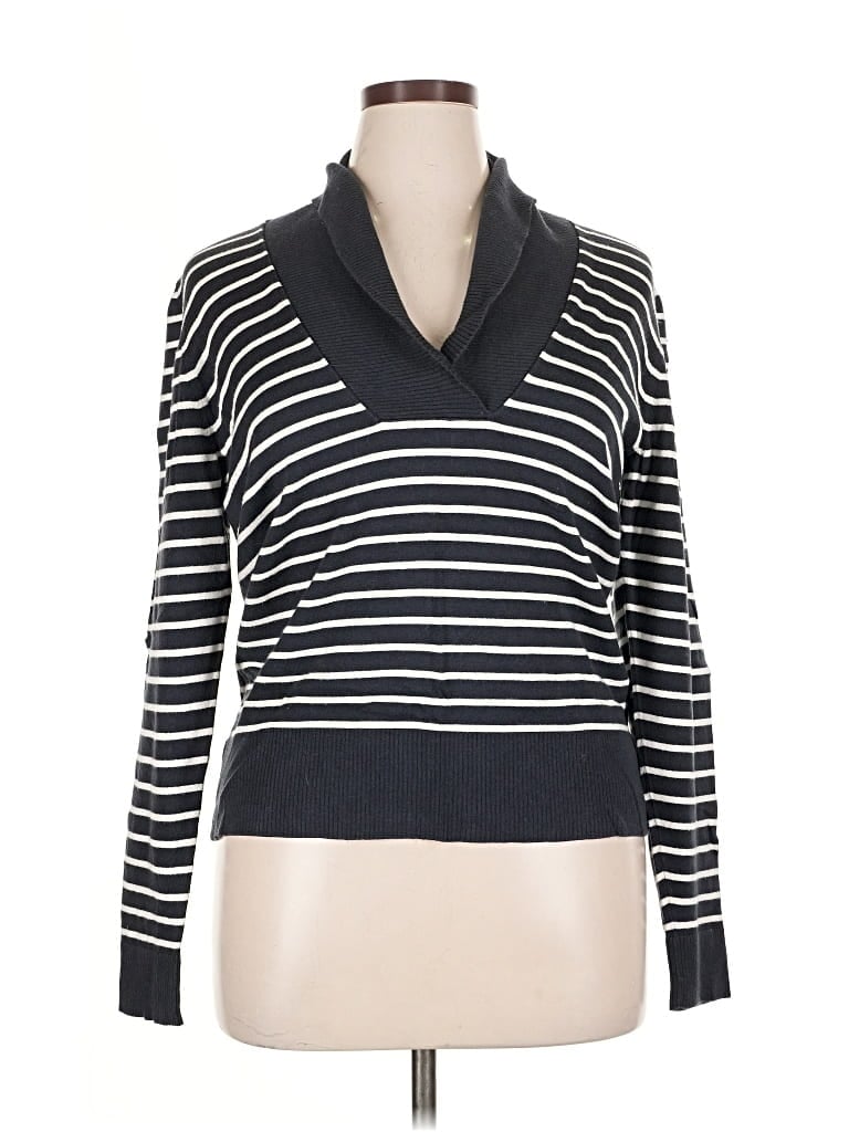 Pre-owned Banana Republic Pullover Sweater In Black