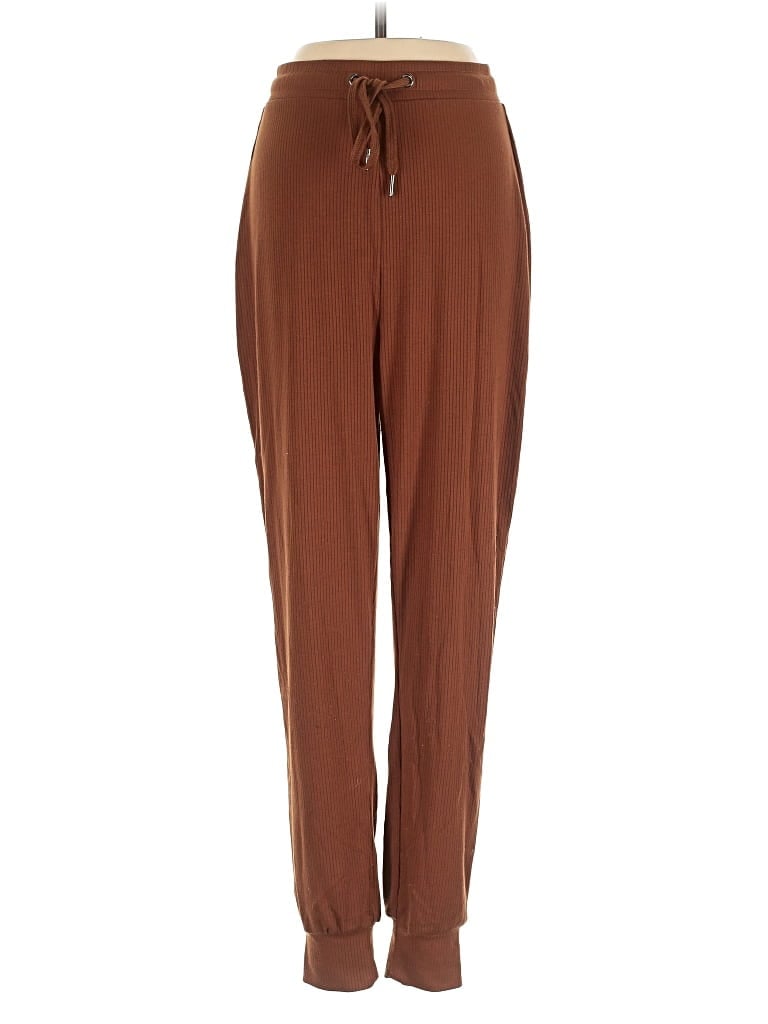 Pre-owned H&m Casual Pants In Brown