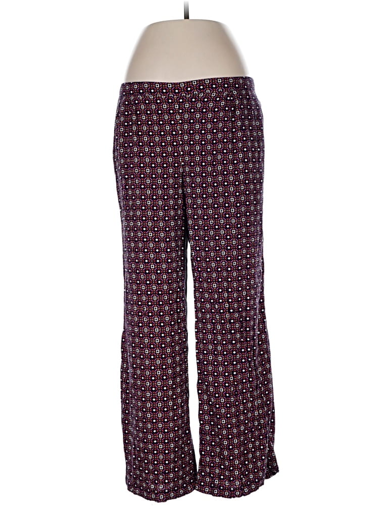 Pre-owned Merona Casual Pants In Burgundy