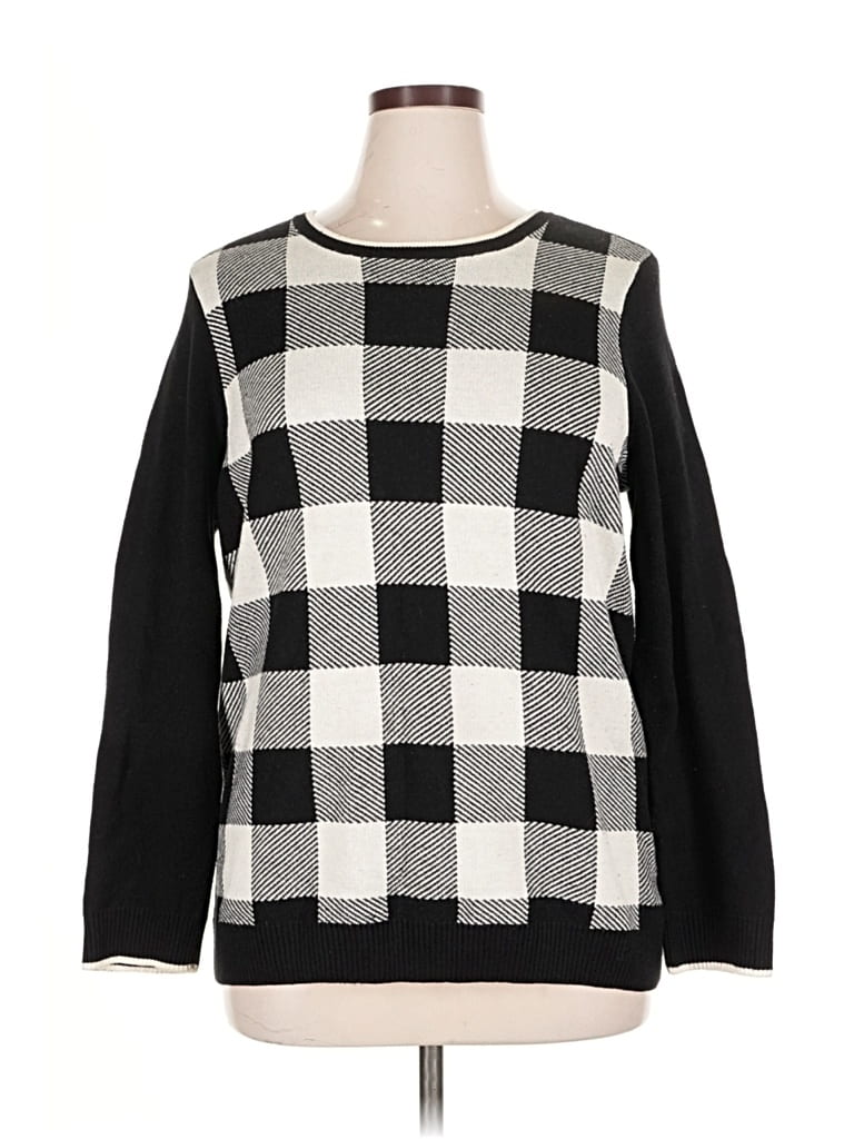 Pre-owned Charter Club Pullover Sweater In Black