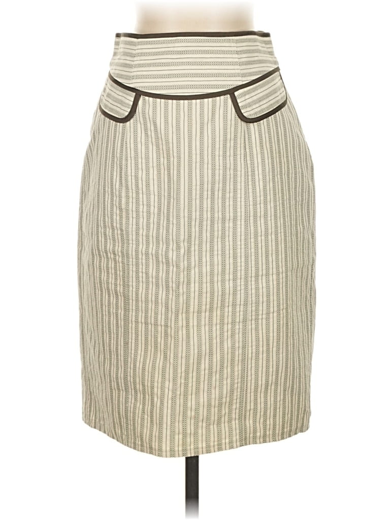 Pre-owned Nanette Lepore Casual Skirt In White