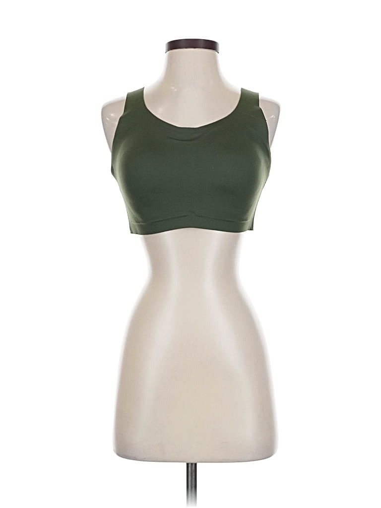 Pre-owned Lululemon Athletica Sports Bra In Green
