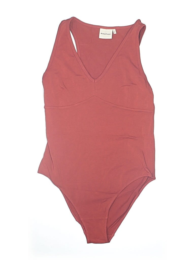 Pre-owned Richer Poorer Bodysuit In Burgundy
