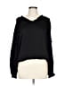 Calligraphie Black Long Sleeve Blouse Size L - photo 1