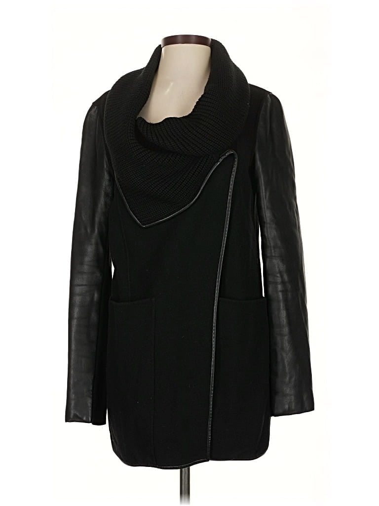 Pre-owned Mackage Wool Coat In Black