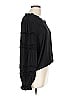 Calligraphie Black Long Sleeve Blouse Size L - photo 4