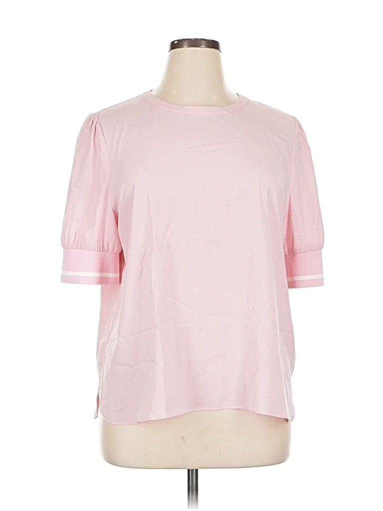 Pre-owned Court & Rowe Short Sleeve Blouse In Pink
