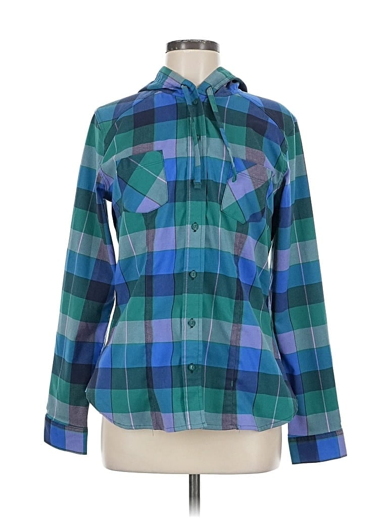 Pre-owned Mountain Hardwear Long Sleeve Blouse In Blue