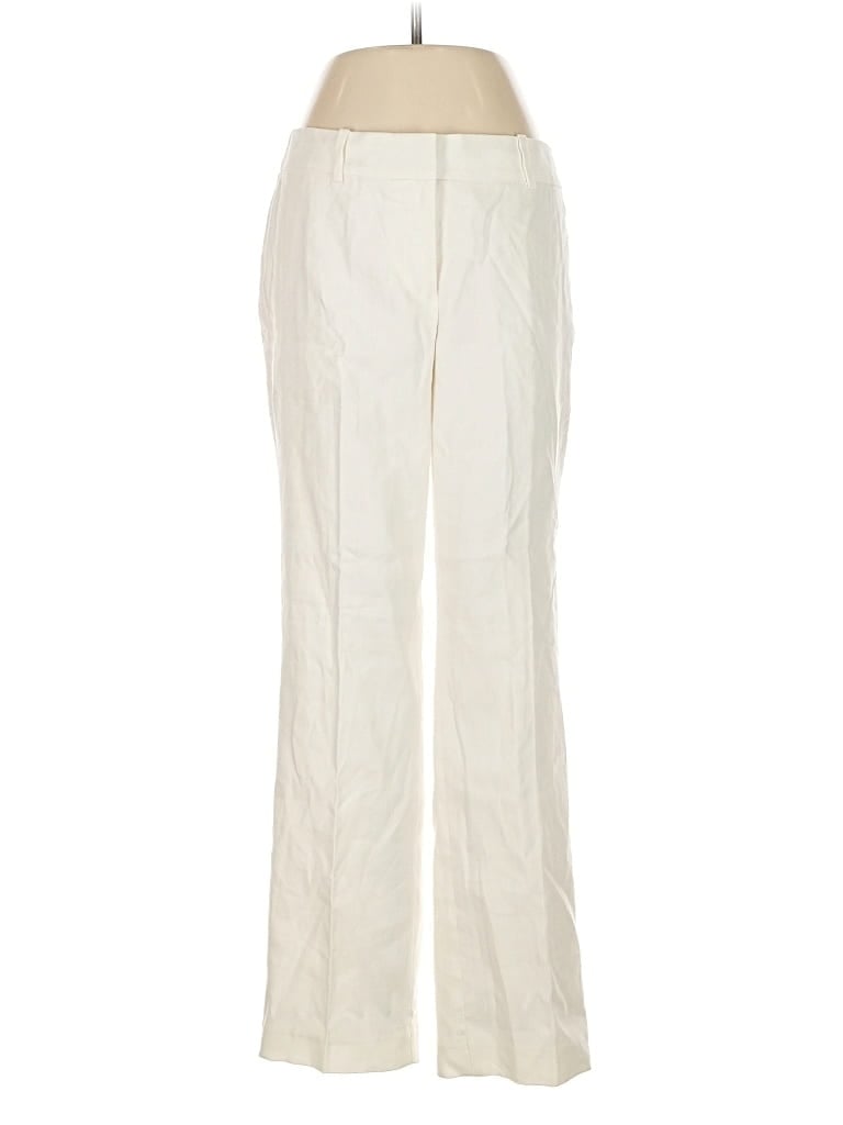 Ann Taylor Linen Pants In White
