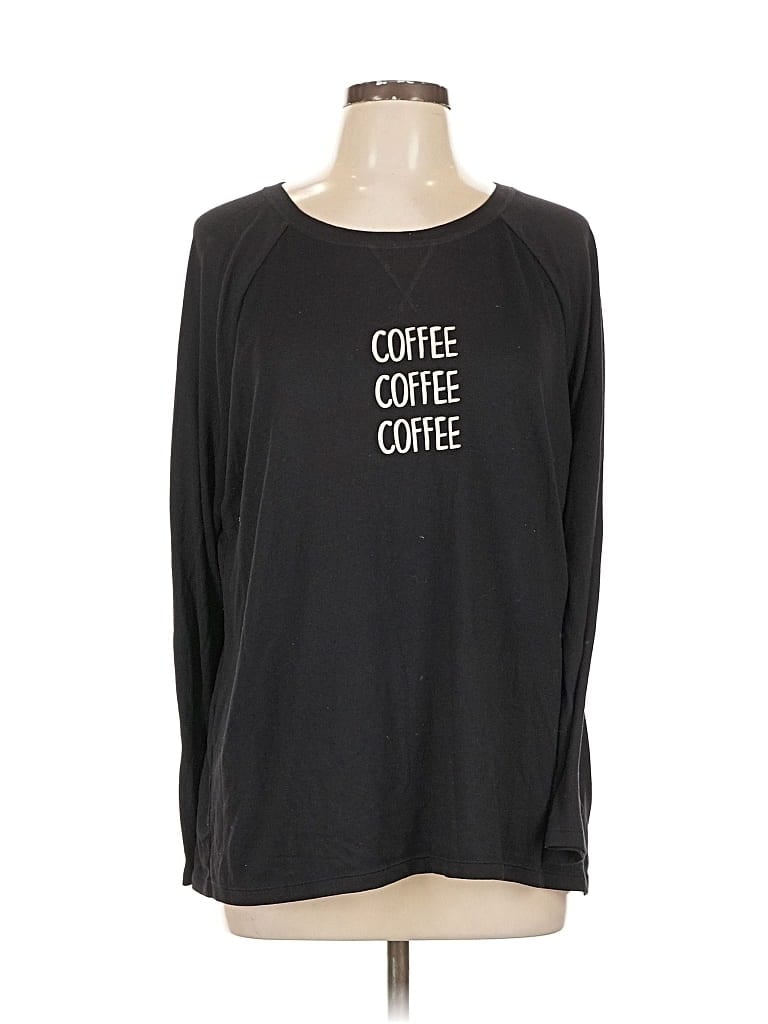 Pre-owned Sonoma Goods For Life Long Sleeve T-shirt In Black